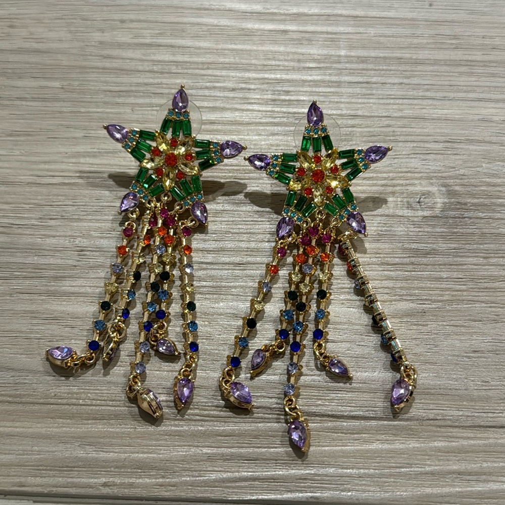 Dangly Star Earrings